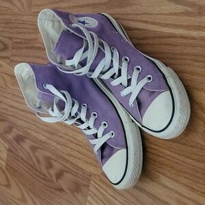 Converse Purple High-Top Sneakers